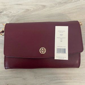 Tory Burch Maroon Cross Body Bag